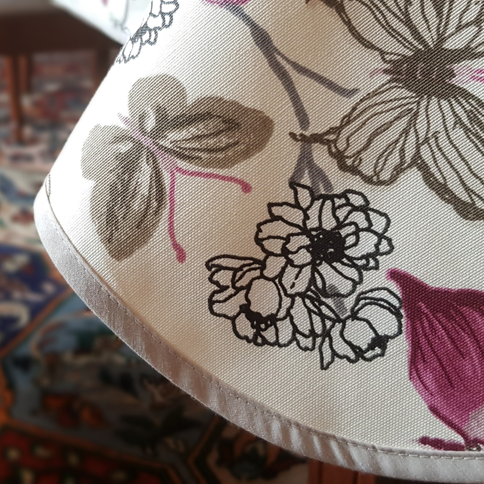 MARIPOSAS lila mantel 1,5 x 2,4 m antimanchas