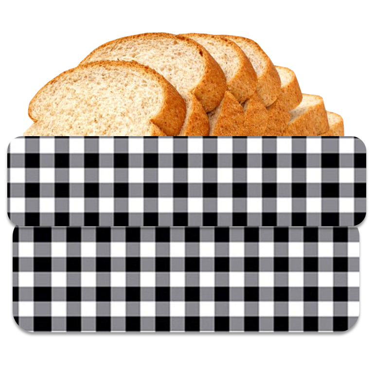 BISTROT negro cuadrícula ⬛ 10 mm mantel 1,5 x 2,4 m antimanchas