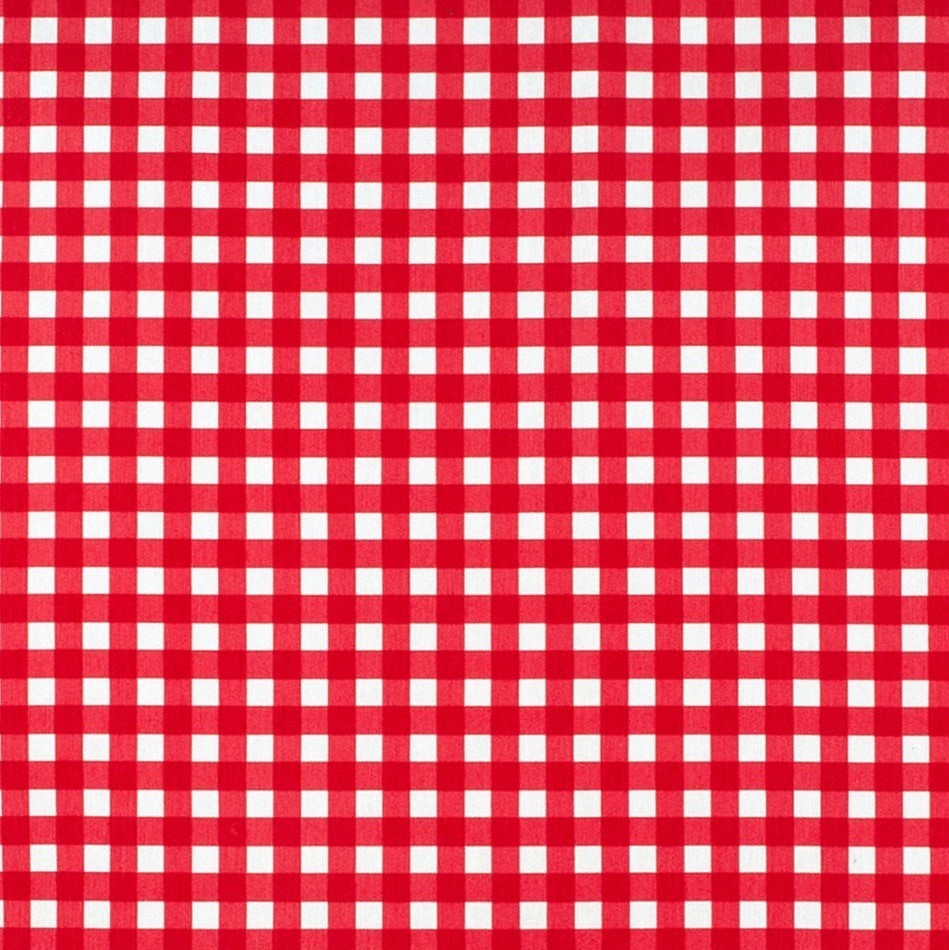 BISTROT rojo cuadrícula ⬛ 10 mm mantel 1,5 x 2,4 m antimanchas