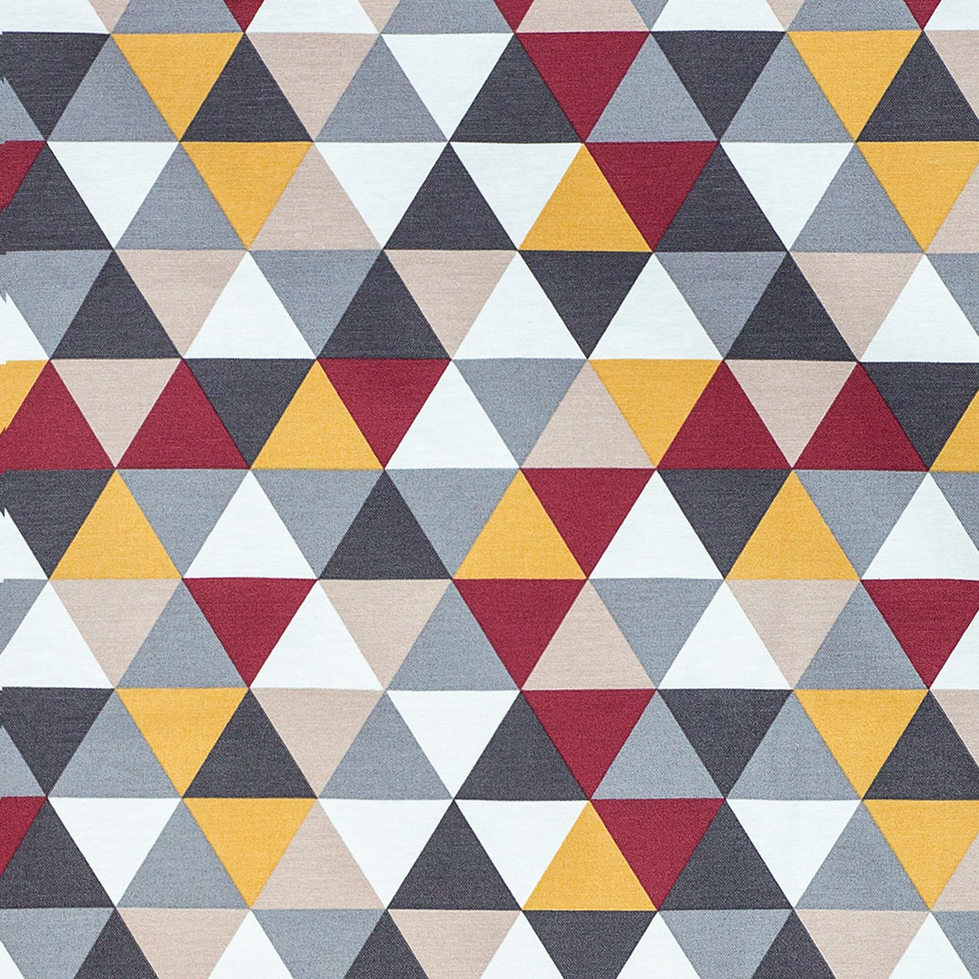 TRIÁNGULOS RETRO rojo mantel 1,5 x 2,4 m antimanchas