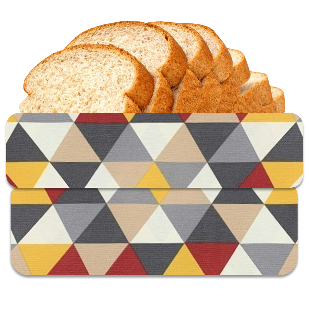 TRIÁNGULOS RETRO rojo mantel 1,5 x 2,4 m antimanchas