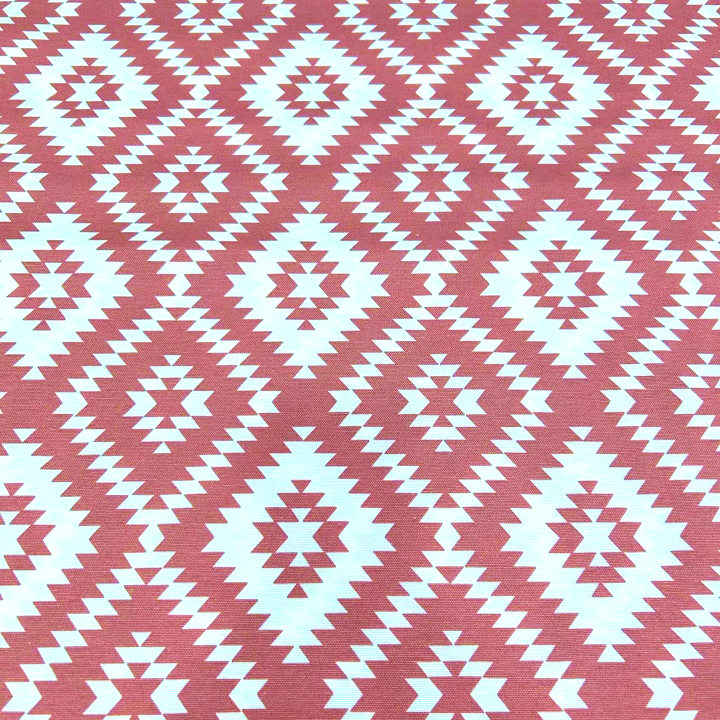 ÉTNICO coral mantel 1,5 x 2,4 m antimanchas