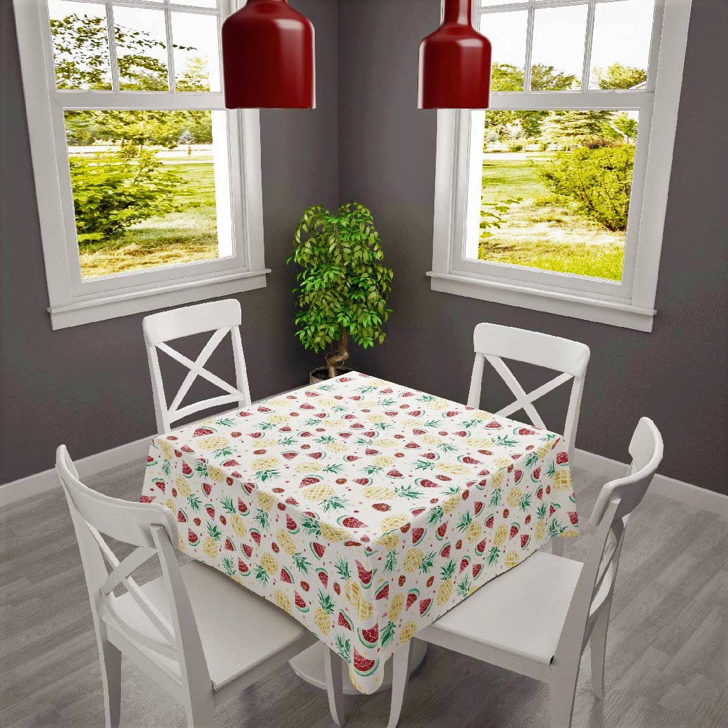 🍍 PIÑAS 🍍 mantel largo 3,7 m antimanchas