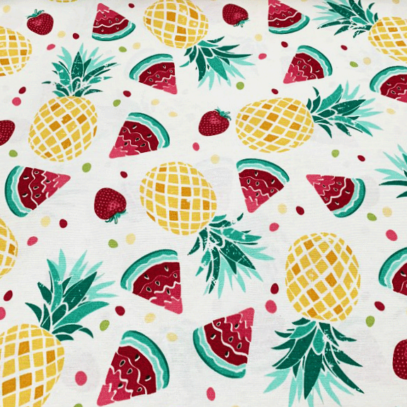 🍍 PIÑAS 🍍 mantel largo 3,7 m antimanchas