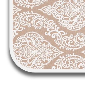 VICTORIAN beige mantel largo 3,2 m antimanchas