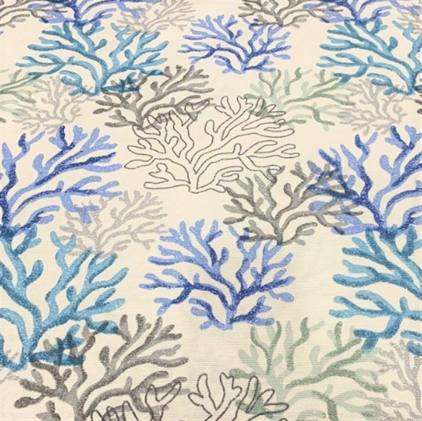 CORAL azul mantel 1,2 x 1,7 m antimanchas