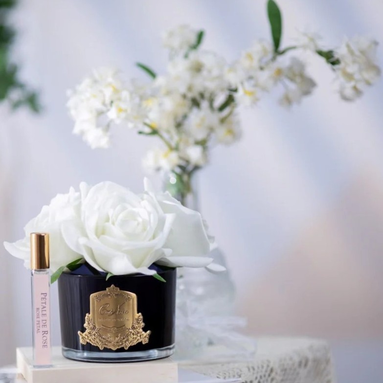 BOUQUET 5 ROSAS Blanc Ivoire [   Ivory White   ]