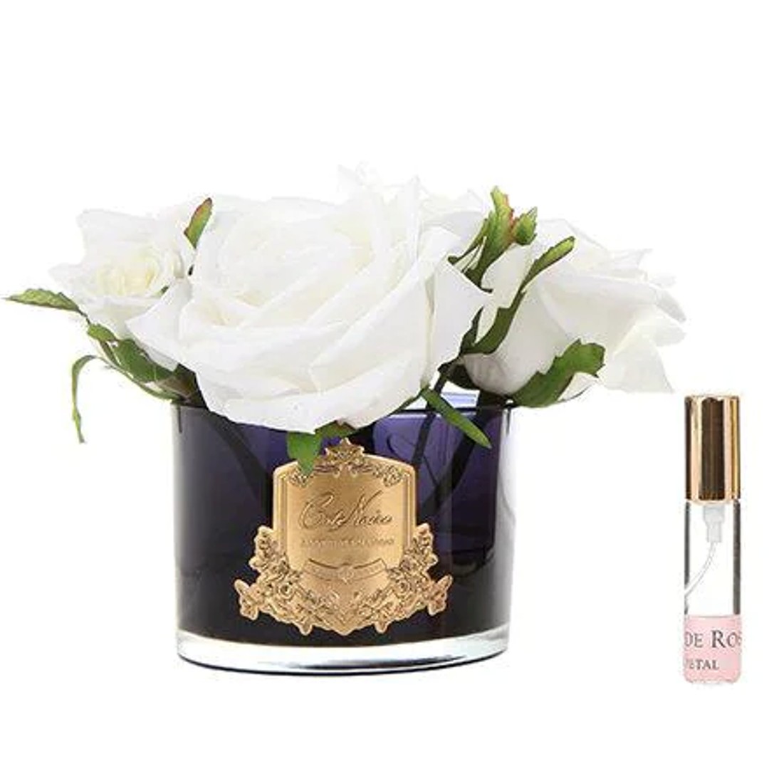 BOUQUET 5 ROSAS Blanc Ivoire [   Ivory White   ]