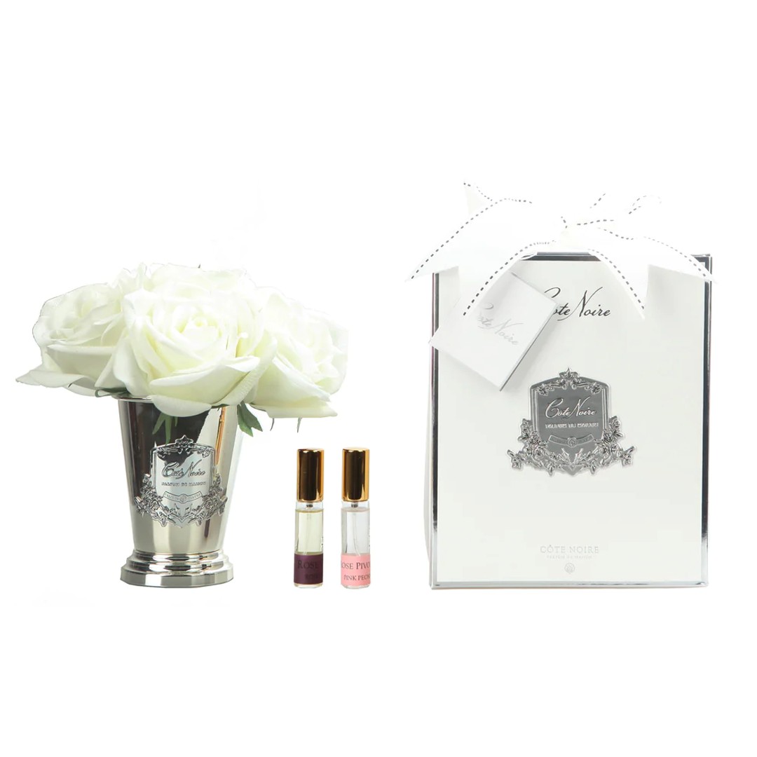 BOUQUET 7 ROSAS Blanc Ivoire [   Ivory White   ]