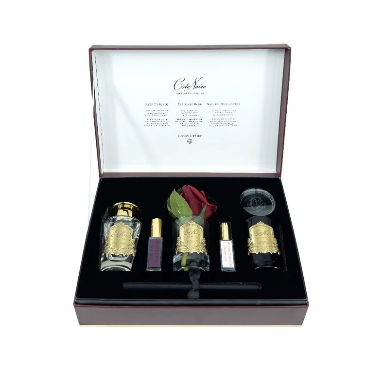 Luxury Gift Set 🎁 Rosa · Difusor · Vela [   Rose Oud   ]