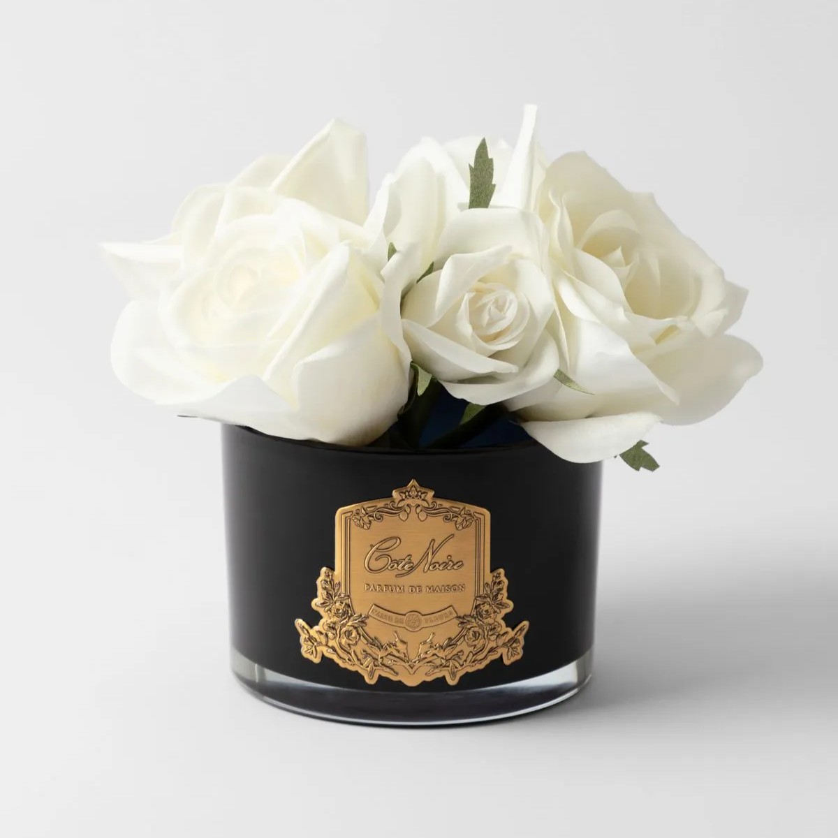 Bouquet 5 Rosas  Blanc Ivoire   [   Ivory White   ] 