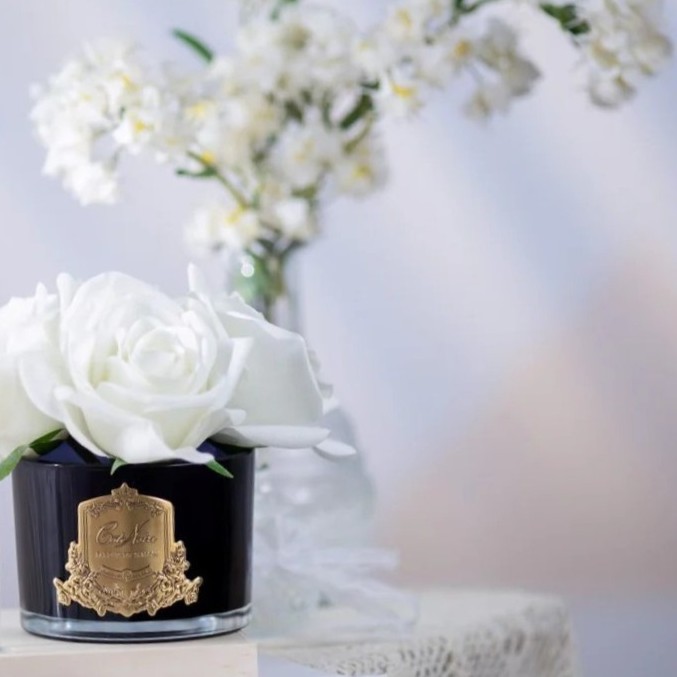 Bouquet 5 Rosas  Blanc Ivoire   [   Ivory White   ] 