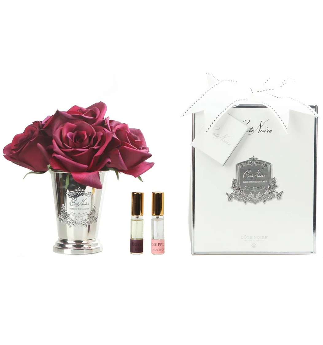 Bouquet 7 Rosas Rouge Carmin [   Carmine Red   ]
