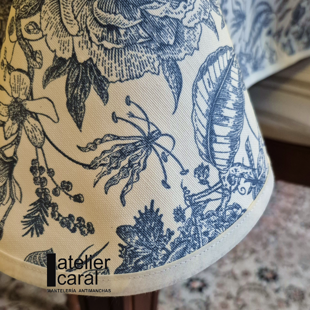 FLORAL VINTAGE azul