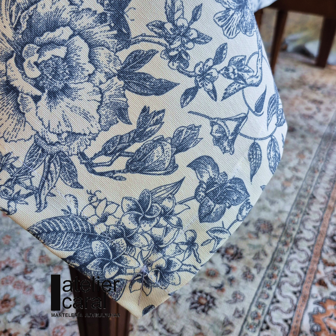 FLORAL VINTAGE azul