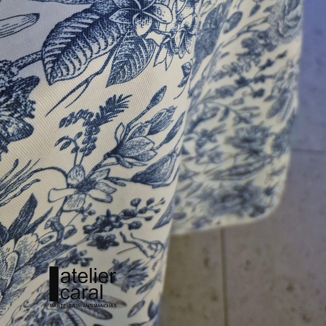 FLORAL VINTAGE azul