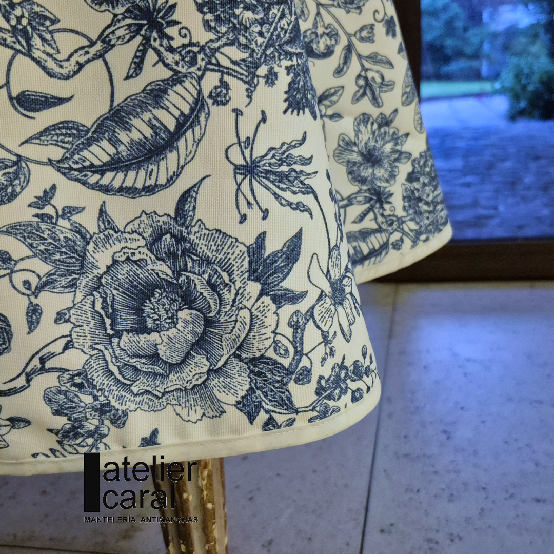 FLORAL VINTAGE azul