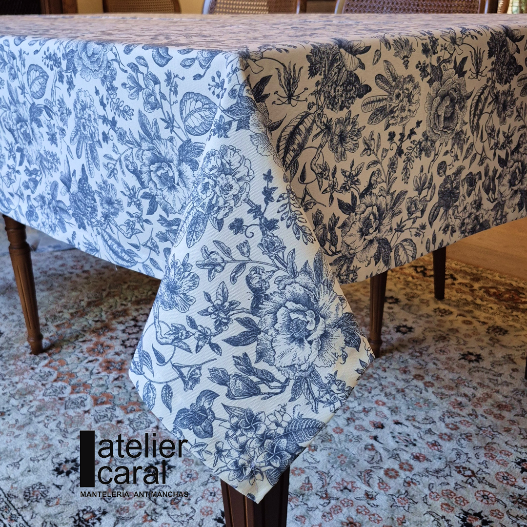 FLORAL VINTAGE azul
