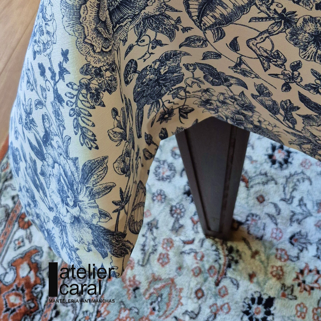 FLORAL VINTAGE azul