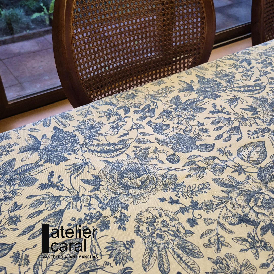 FLORAL VINTAGE azul