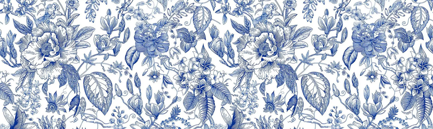 FLORAL VINTAGE AZUL