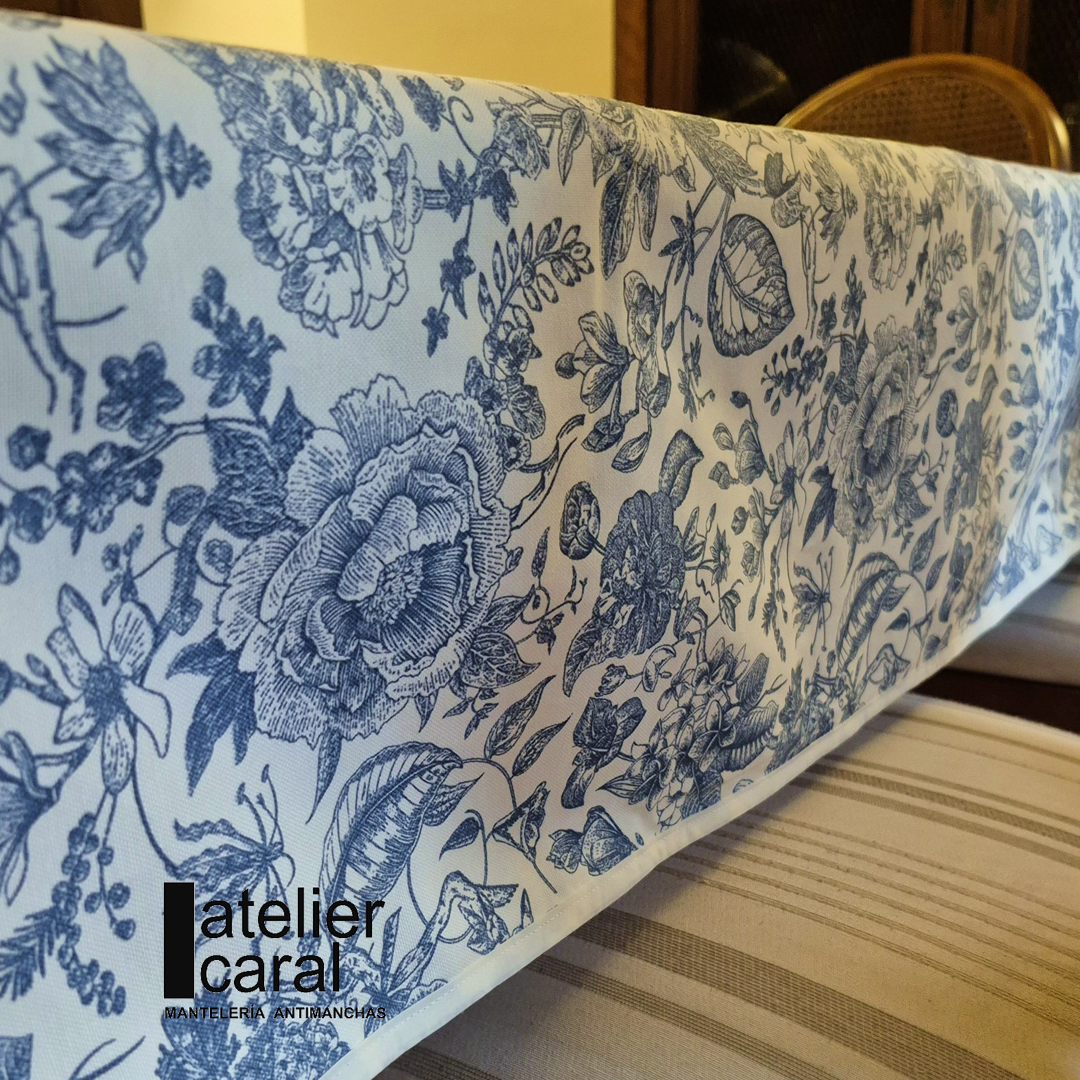 FLORAL VINTAGE azul
