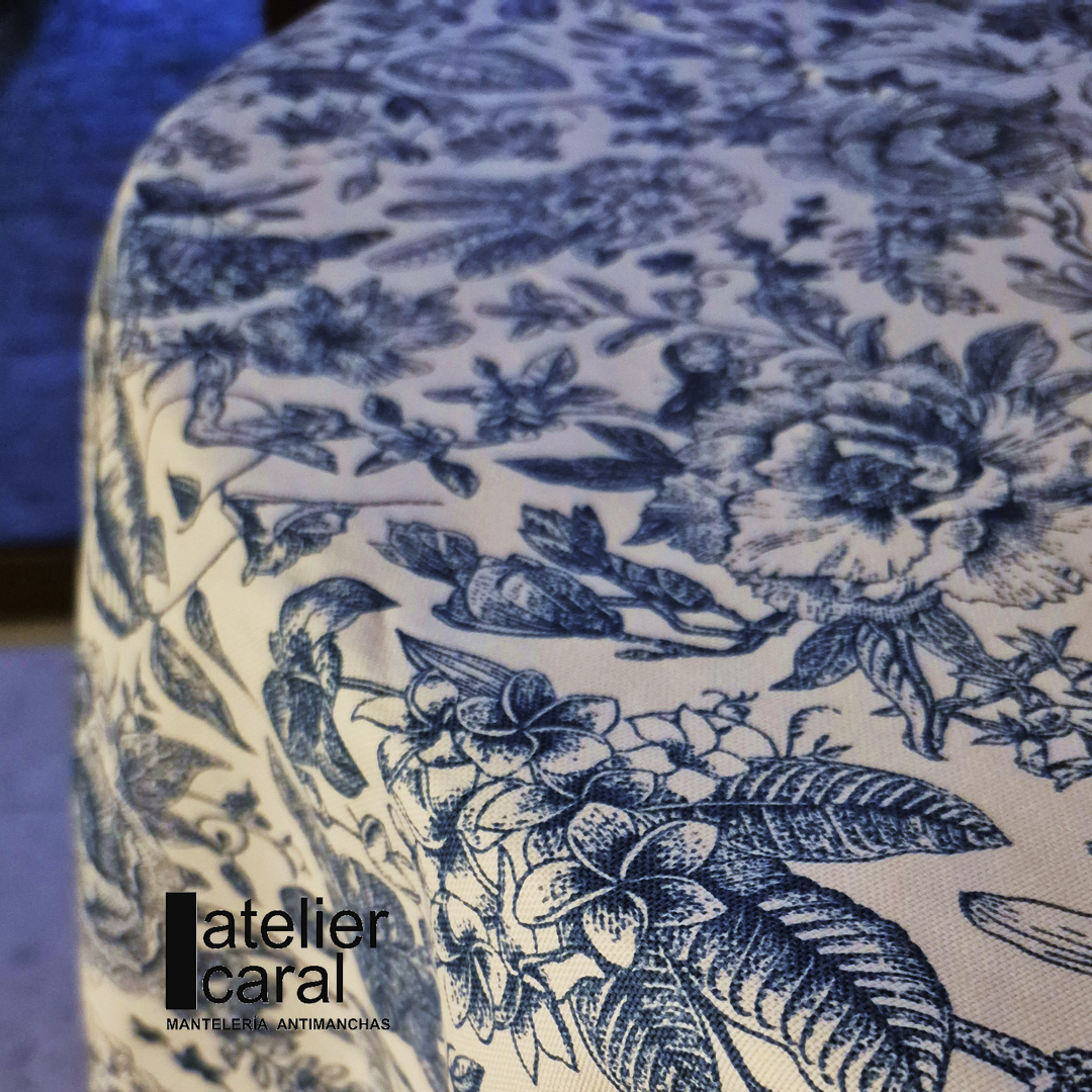 FLORAL VINTAGE azul