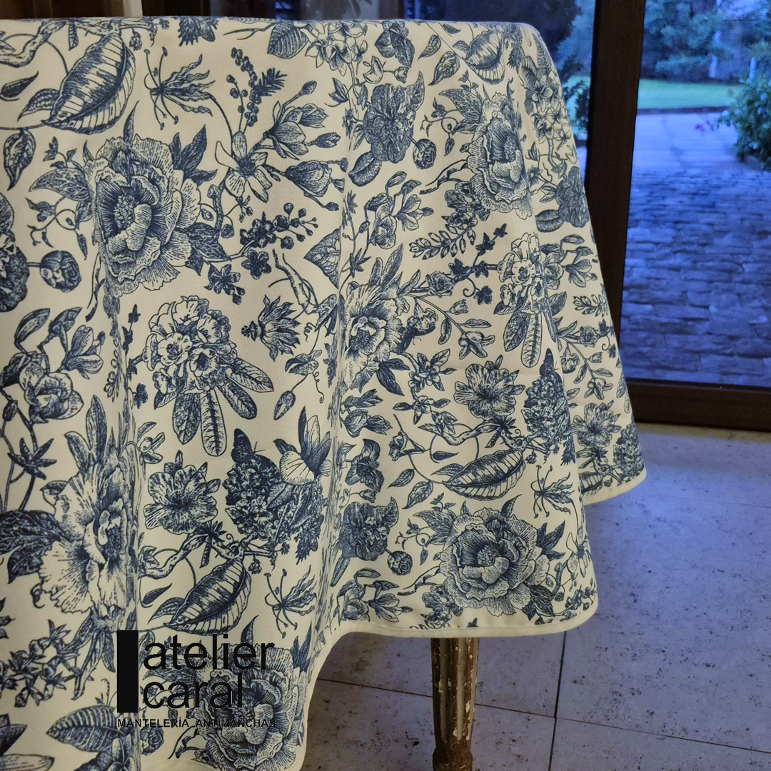FLORAL VINTAGE azul