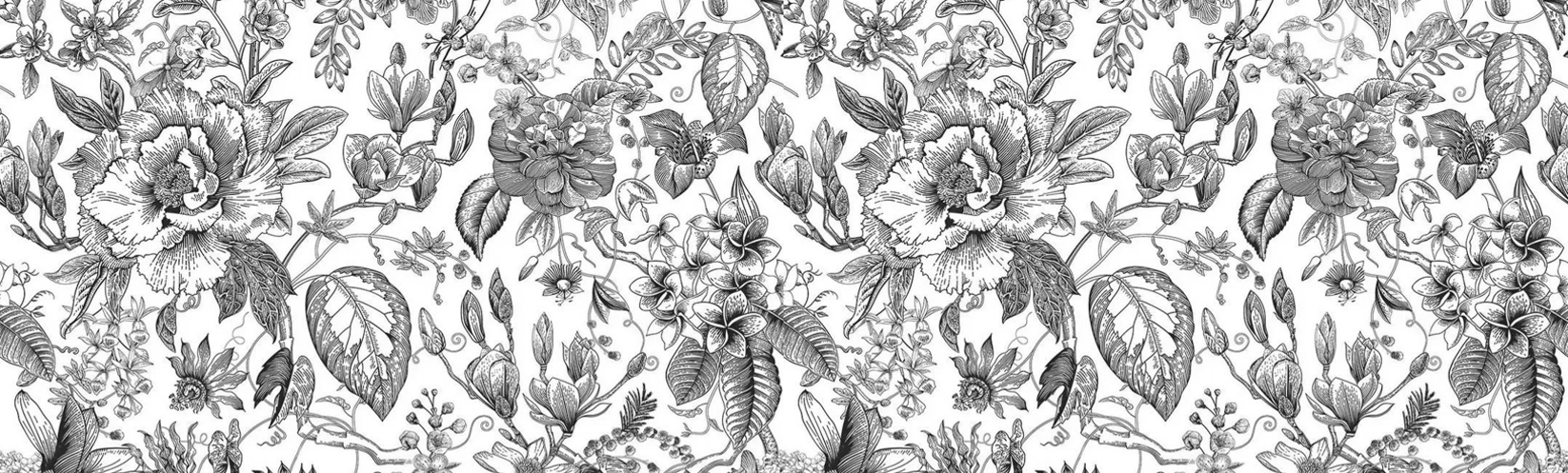 FLORAL VINTAGE GRIS