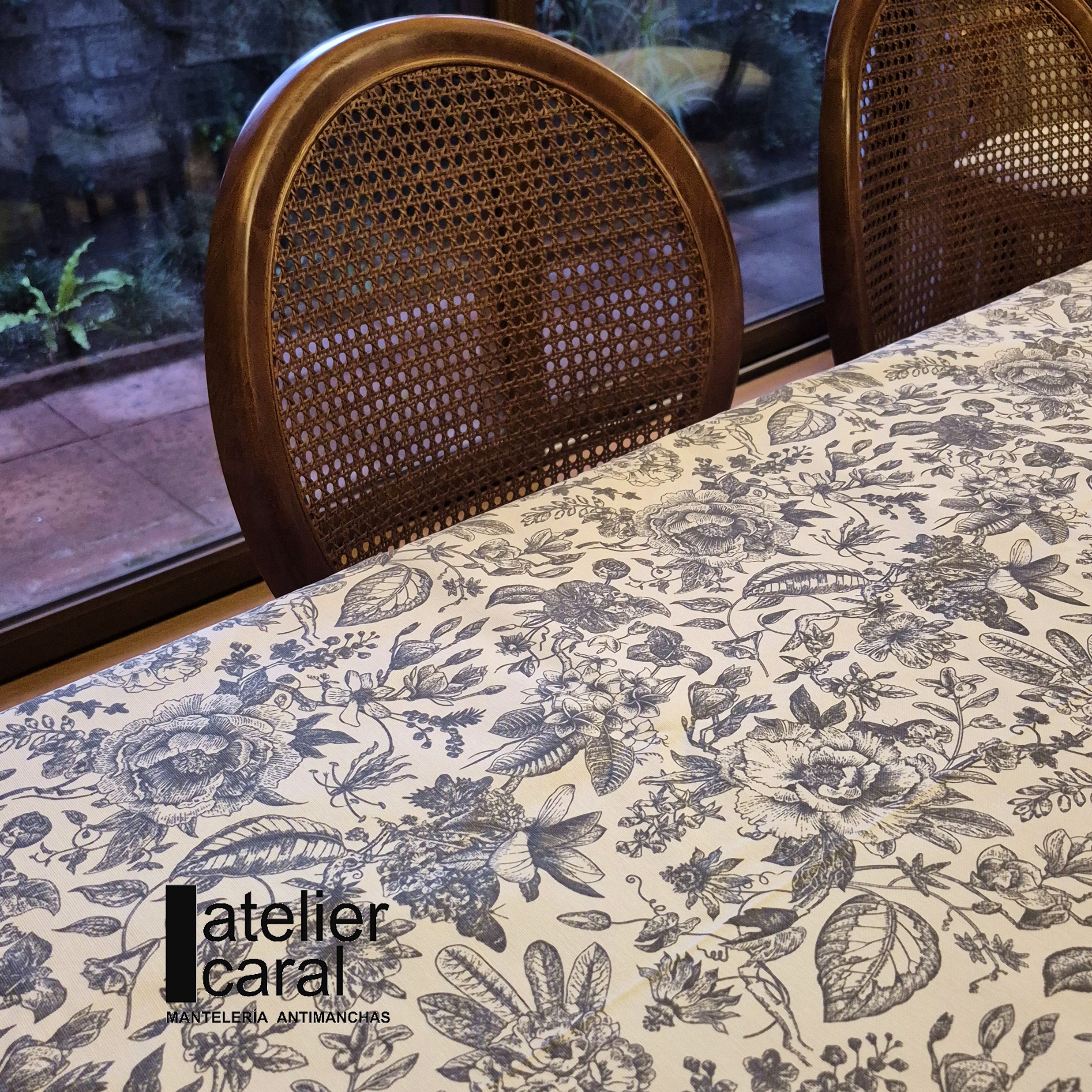 FLORAL VINTAGE gris