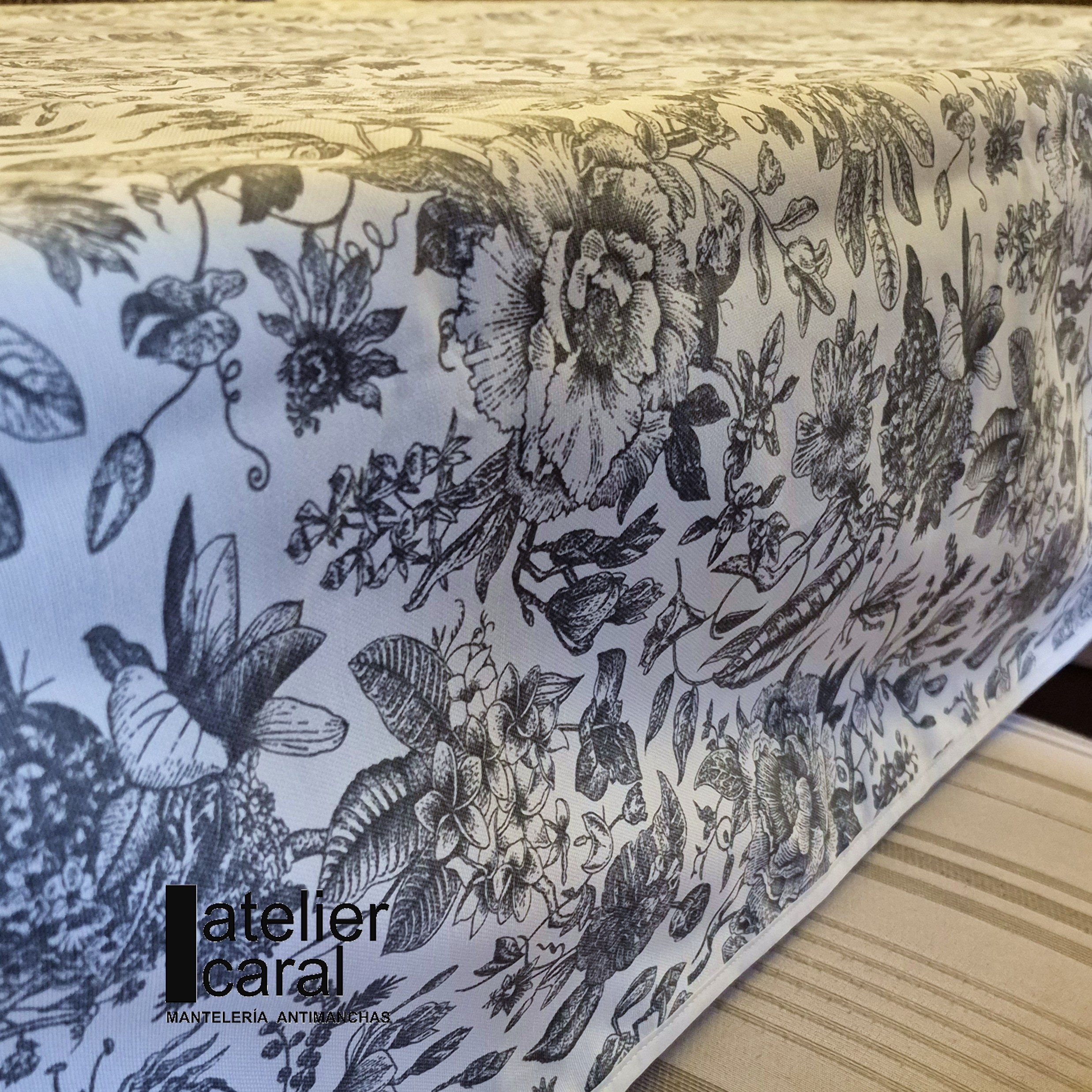 FLORAL VINTAGE gris