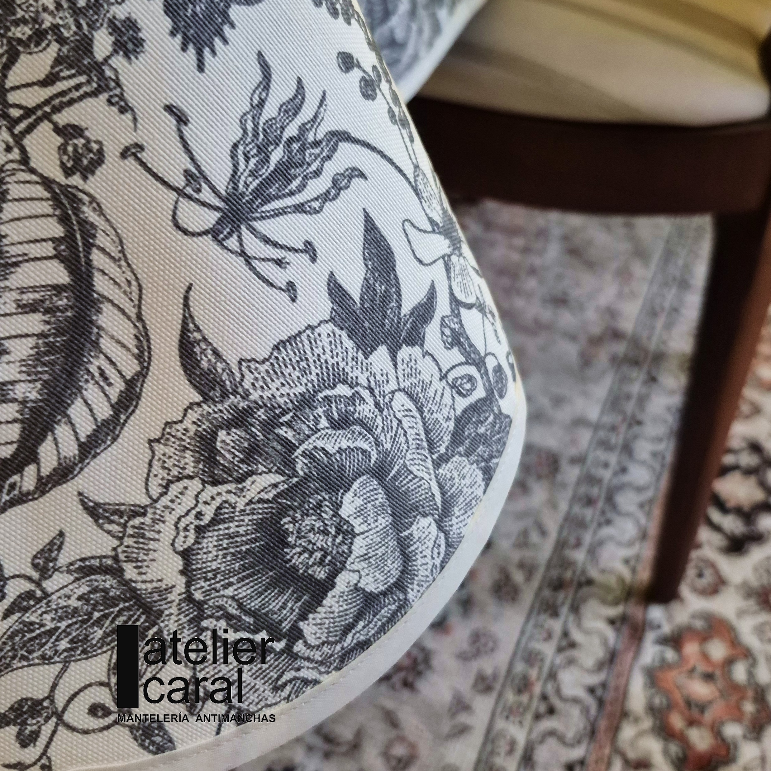 FLORAL VINTAGE gris