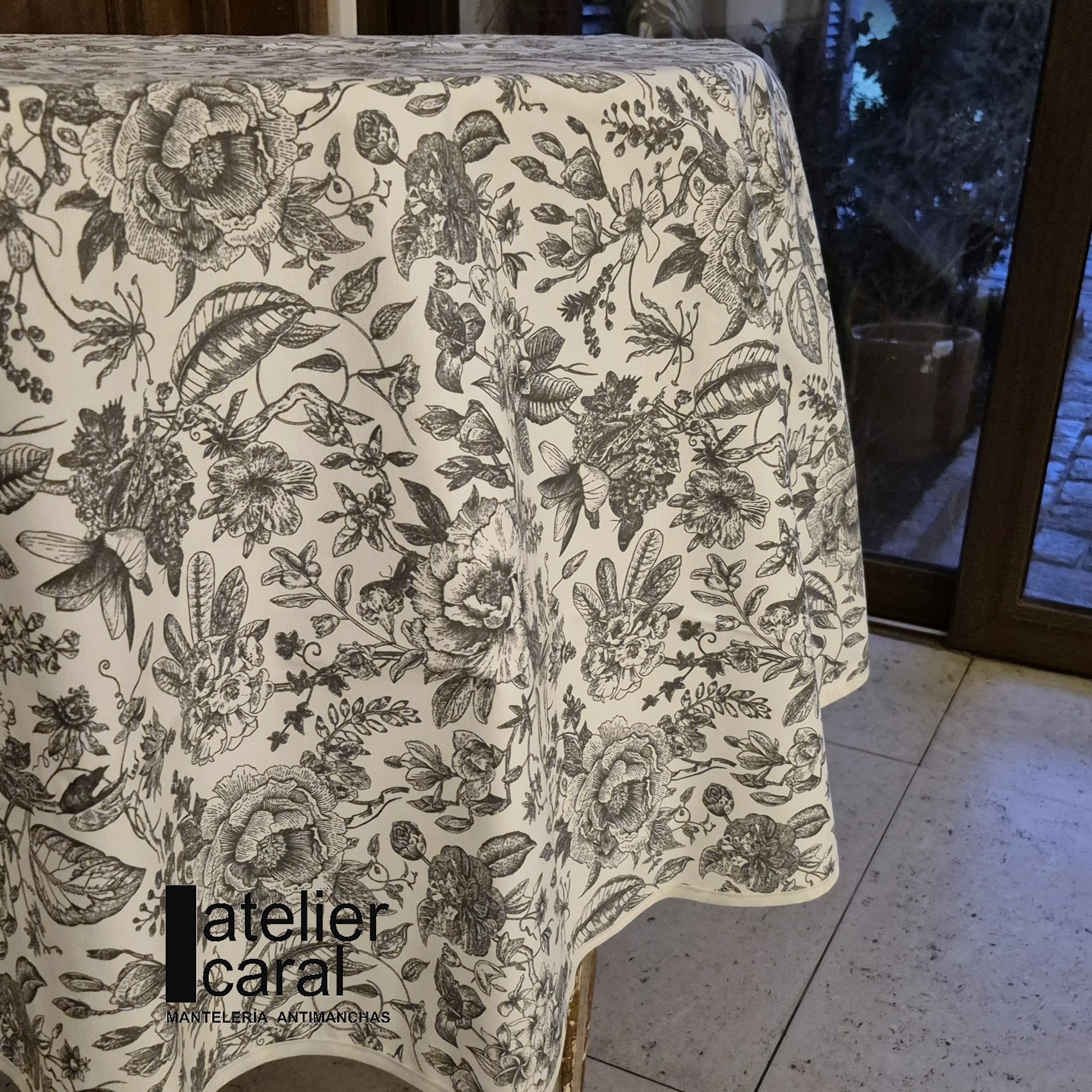 FLORAL VINTAGE gris