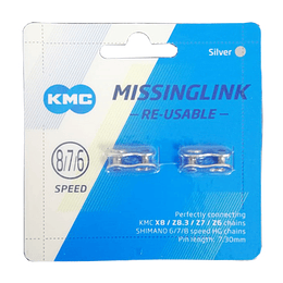 CONECTOR (MISSINGLINK) DE CADENA KMC 6/7/8 VEL