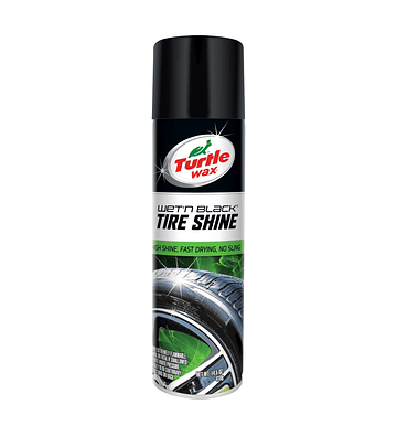 Abrillantador de Llantas en Aerosol Wet'n Black Tires Shine 410g