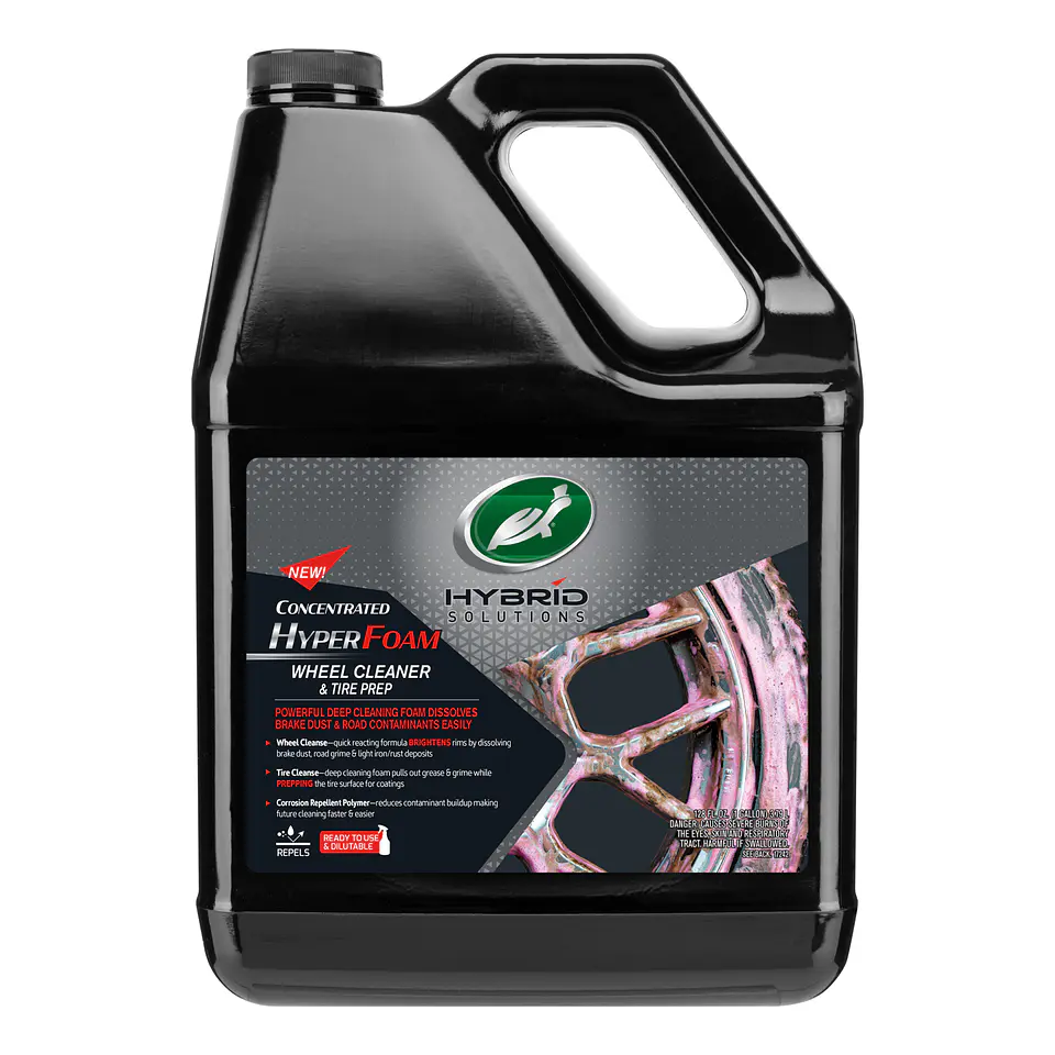 Limpiador Ultra Espuma de aros y llantas Hyper Foam Wheel Cleaner & Tire Prep 3.79mL (1galón)   1