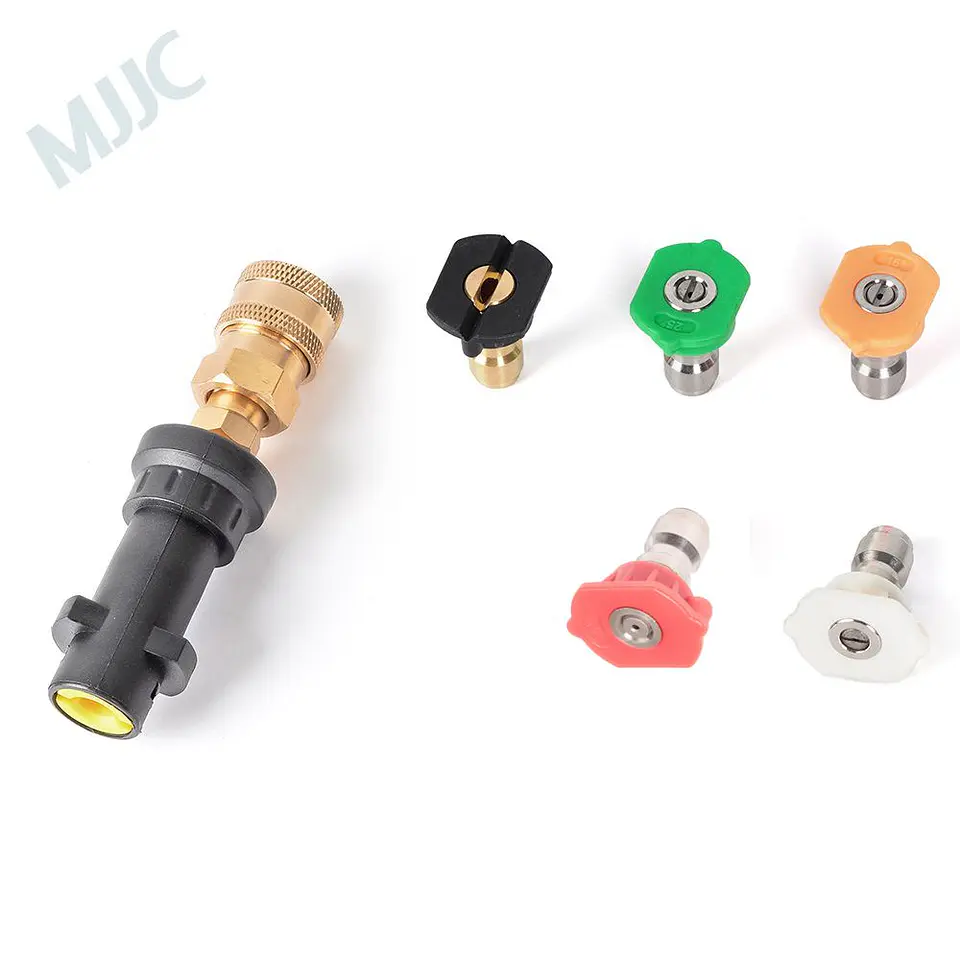 Kit Conector Rápido + Boquillas de 1/4 MJJC Para Karcher Serie K 1