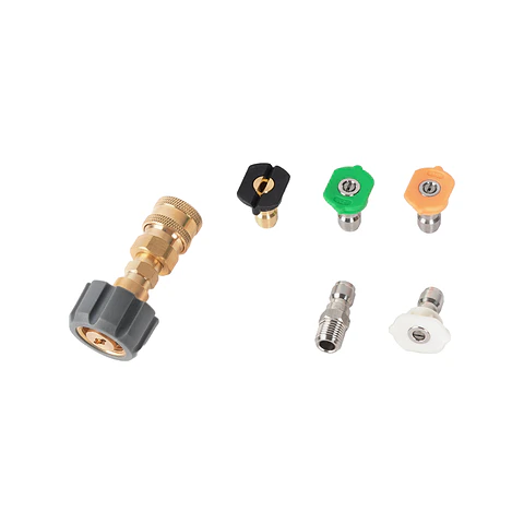 Kit Conector Rápido + Boquillas de 1/4 MJJC Para Karcher HD
