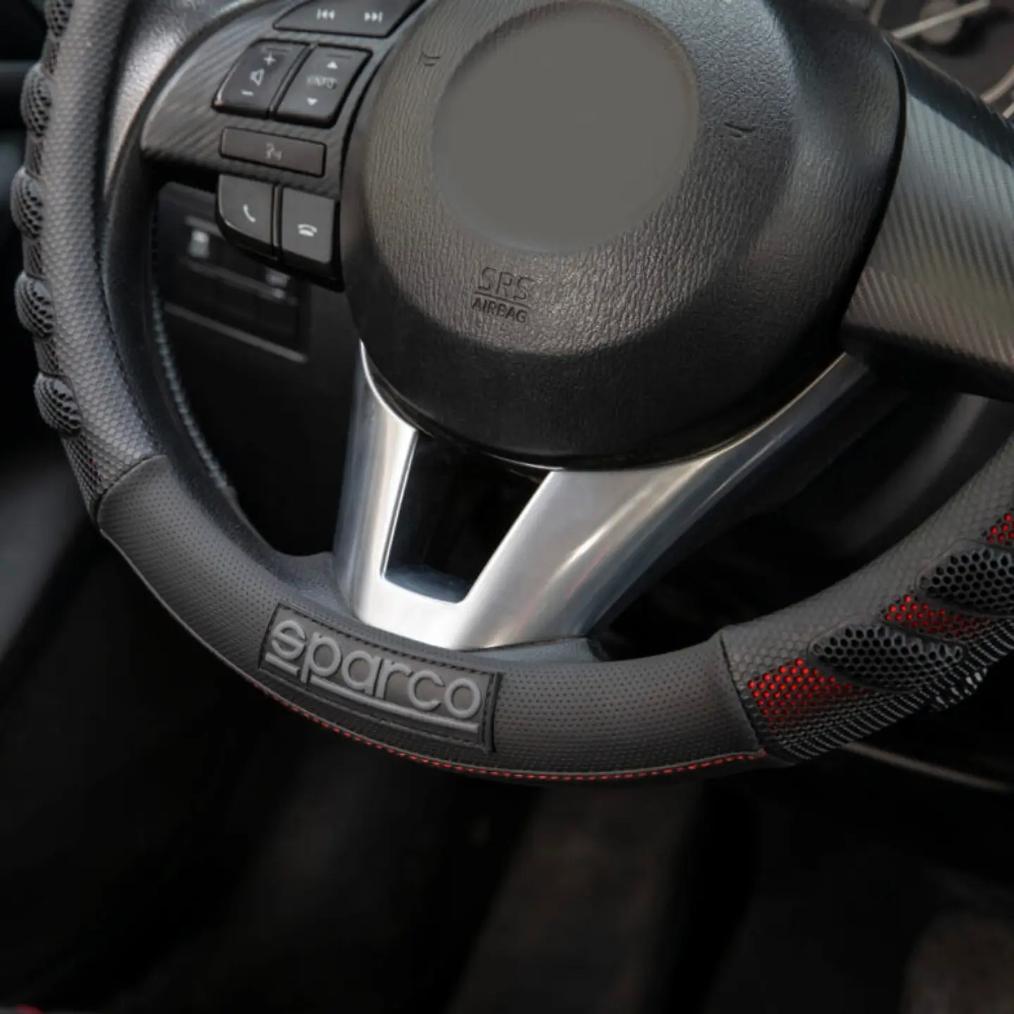 Sparco Corsa Funda Para Volante SPS101RD 4