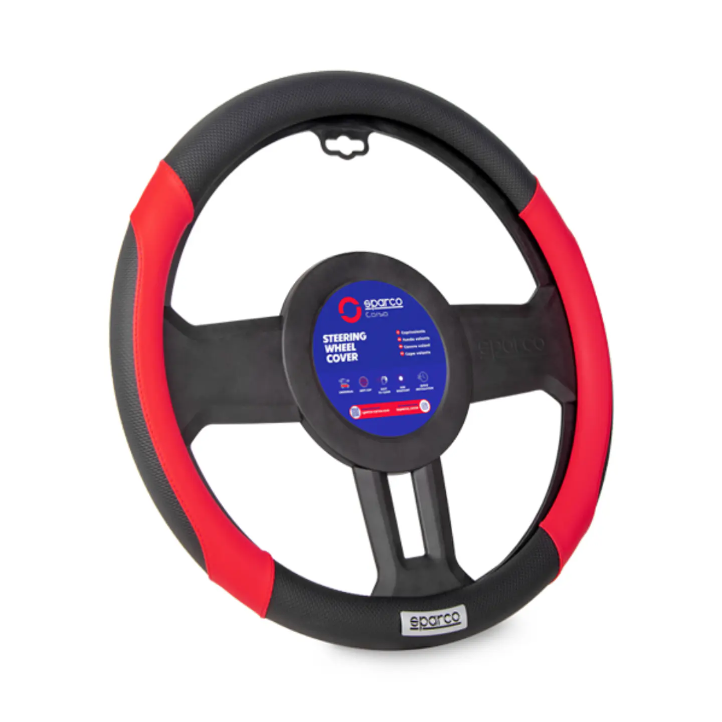 Sparco Corsa Funda Para Volante de PU + PVC Antideslizante SPC1113RS 1