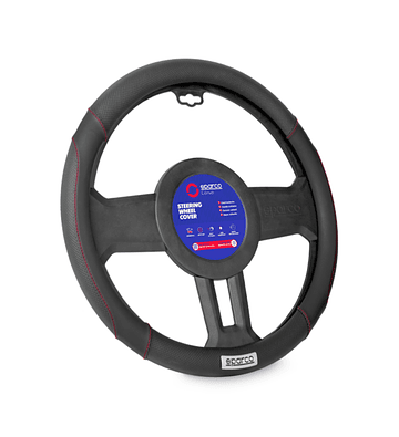 Sparco Corsa Funda Para Volante de PU + PVC Antideslizante SPC1113BK