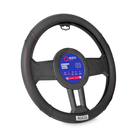 Sparco Corsa Funda Para Volante de PU + PVC Antideslizante SPC1113BK