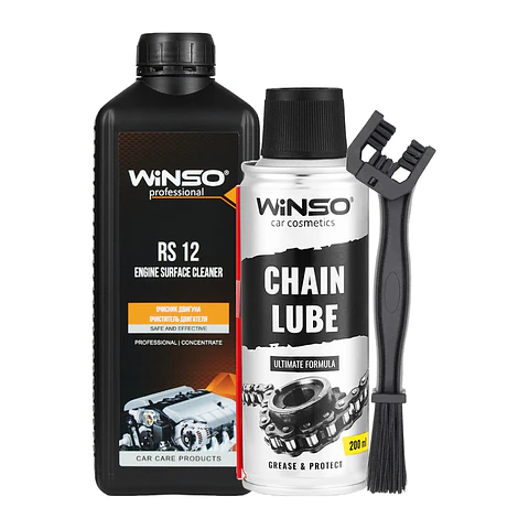 KIT DE LIMPIEZA Y LUBRICACION DE CADENAS PARA MOTOS