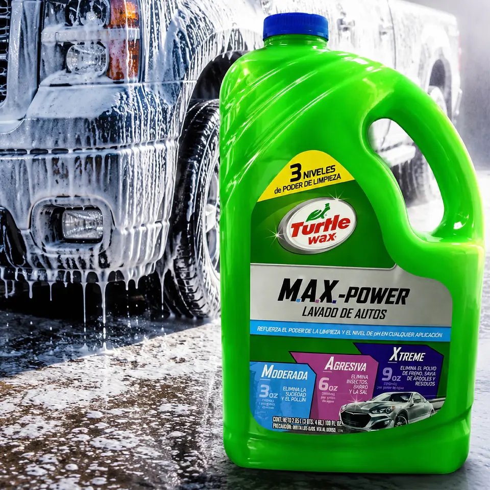 Champú Max Power Car Wash 2.95L 3