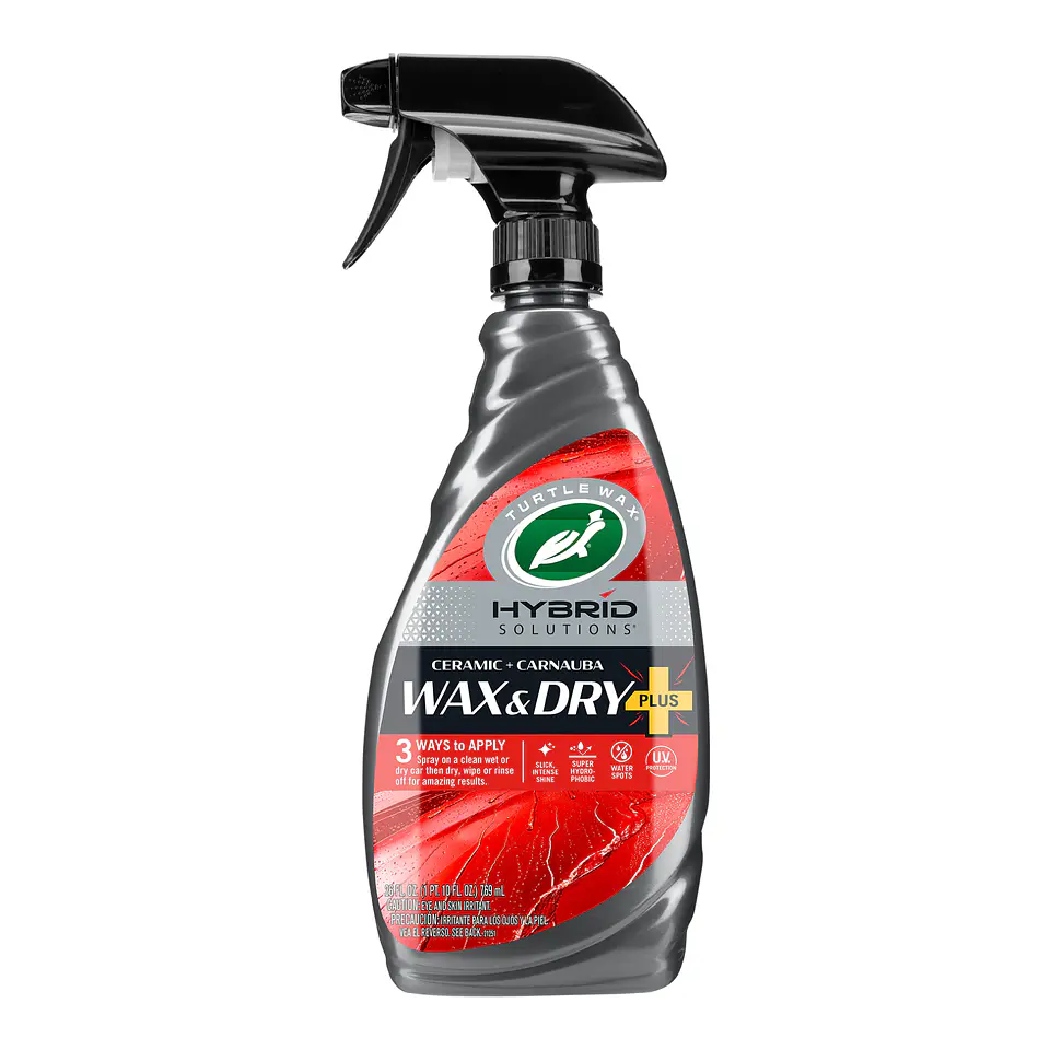 Cera Rápida de Carnaúba + Cerámico en Spray Wax & Dry Plus 769mL 1