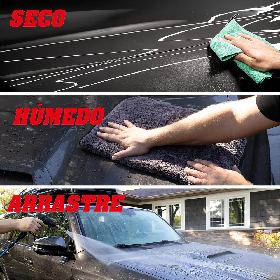 Cera Rápida de Carnaúba + Cerámico en Spray Wax & Dry Plus 769mL 2