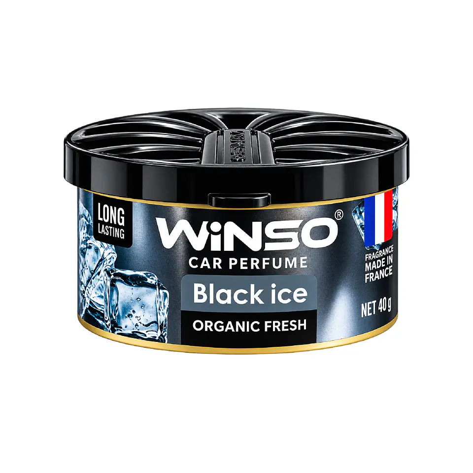 Aromatizador Organic Fresh Black Ice 40g 1