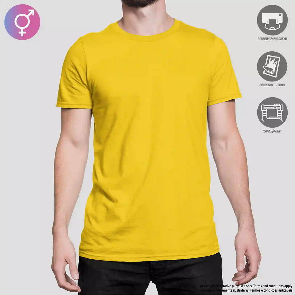 T-SHIRT HOMEM/UNISSEXO 150 ALGODÃO