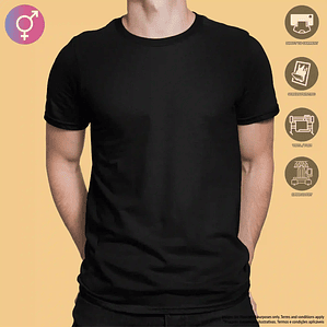 T-SHIRT HOMEM/UNISSEXO 190 ALGODÃO