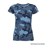 T-SHIRT MULHER PADRÃO CAMUFLADO